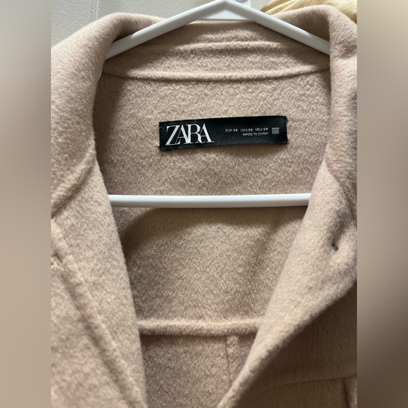 Zara oversized shacket beige - Picture 2 of 6